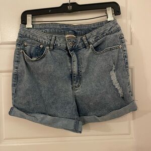 Classic Blue Denim Women's Jean Shorts